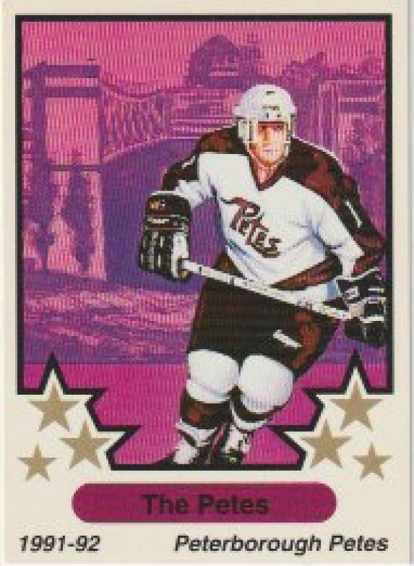 NHL 1991-92 7th Inning Sketch OHL - No 012 - Peterborough Petes