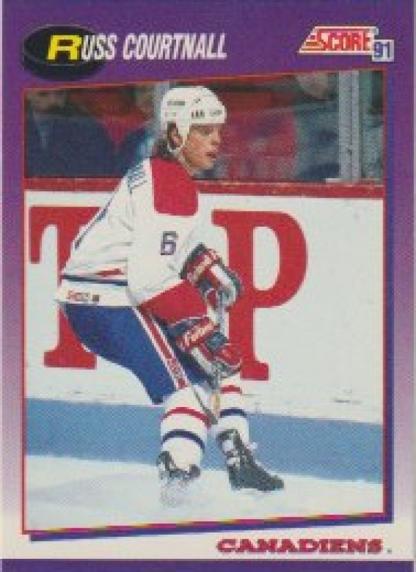 NHL 1991-92 Score American - No 42 - Russ Courtnall