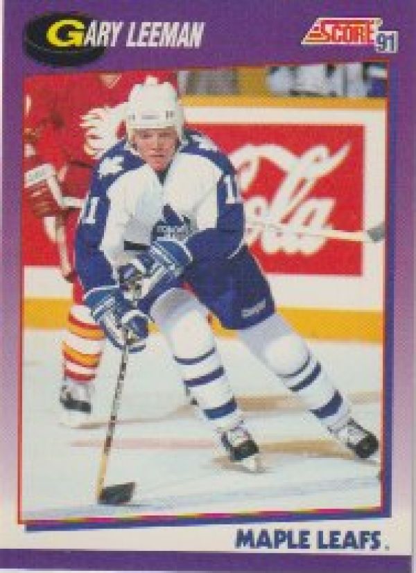 NHL 1991-92 Score American - No 77 - Gary Leeman