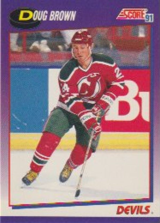 NHL 1991-92 Score American - No 163 - Doug Brown