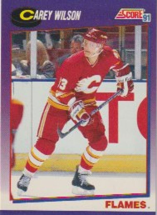 NHL 1991-92 Score American - No 227 - Carey Wilson