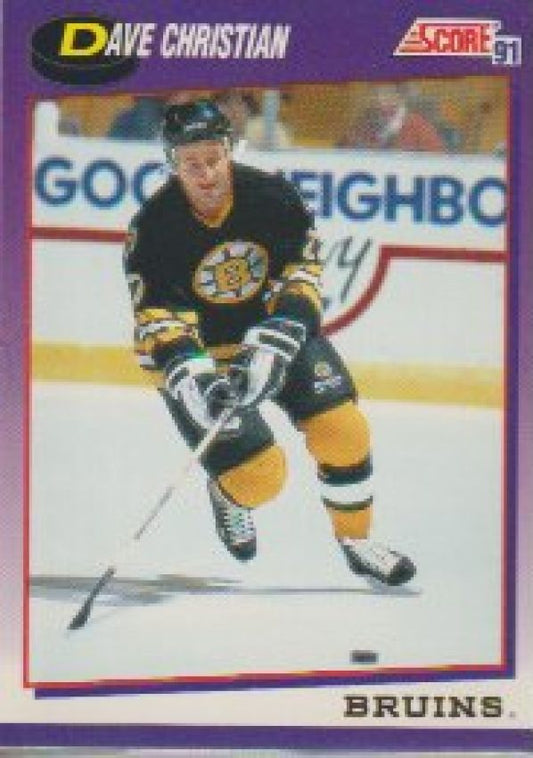 NHL 1991-92 Score American - No 292 - Dave Christian