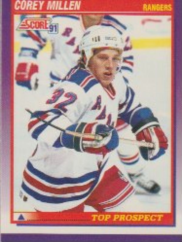 NHL 1991-92 Score American - No 318 - Corey Millen