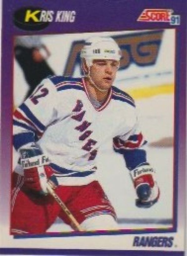 NHL 1991-92 Score American - No 363 - Kris King