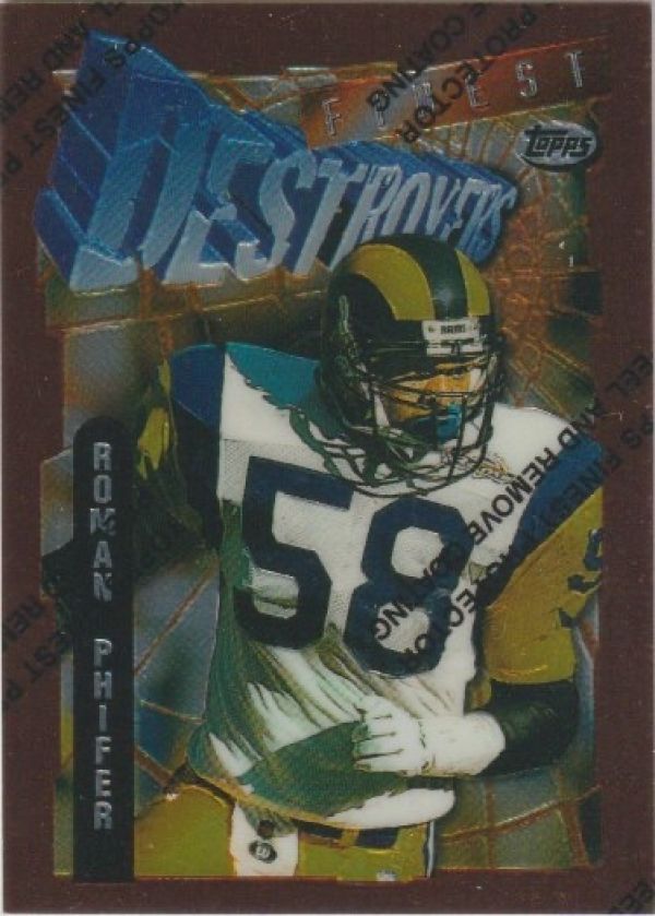 NFL 1996 Finest - No 18 - Roman Phifer