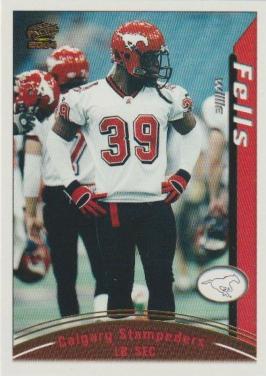 NFL 2004 Pacific CFL - No 18 - Willie Fells