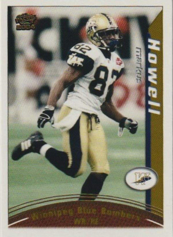 NFL 2004 Pacific CFL - No 102 - Markus Howell