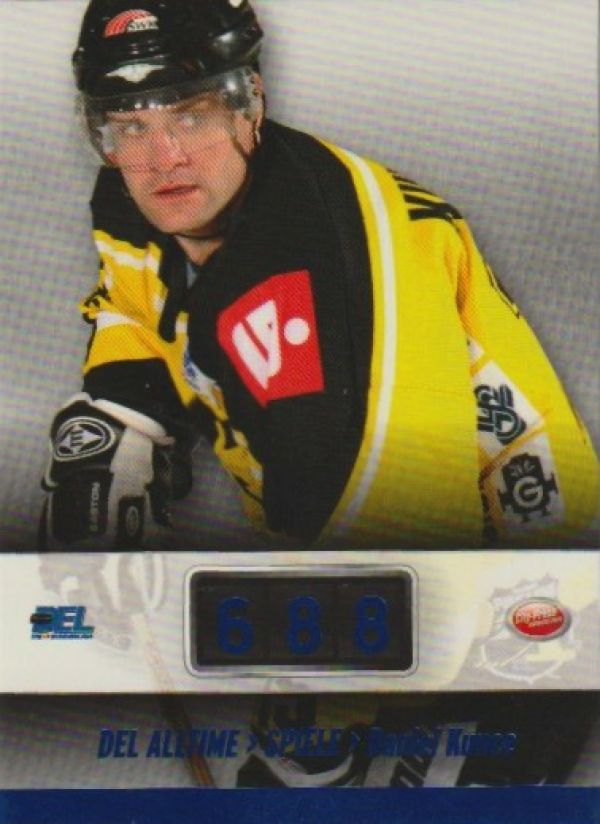 DEL 2008 / 09 CityPress DEL Alltime Spiele - No ASP07 - Daniel Kunce