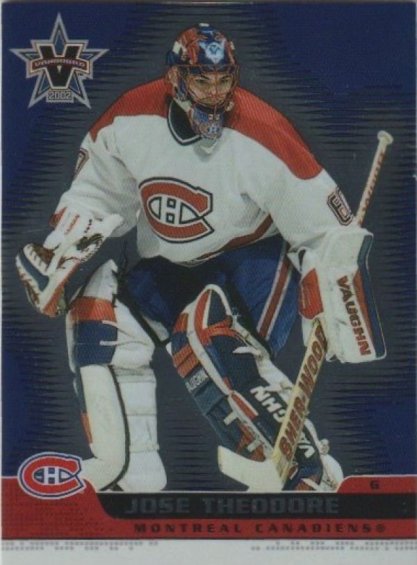 NHL 2001-02 Vanguard - No. 52 - Jose Theodore