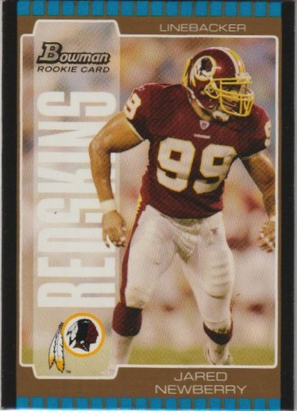 NFL 2005 Bowman Bronze - No. 241 - Jared Newberry