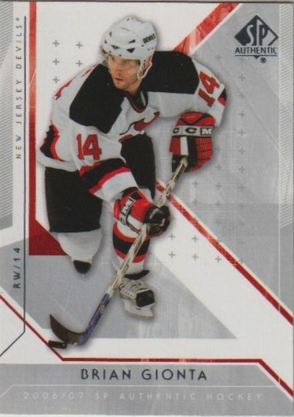 NHL 2006-07 SP Authentic - No 45 - Brian Gionta