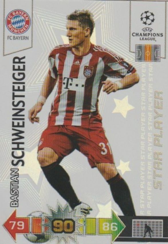 Football 2010-11 Panini Adrenalyn XL Champions League - No 59 - Bastian Schweinsteiger