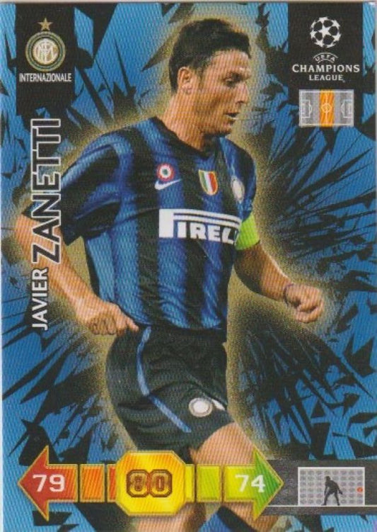 Fussball 2010-11 Panini Adrenalyn XL Champions League - No 121 - Javier Zanetti