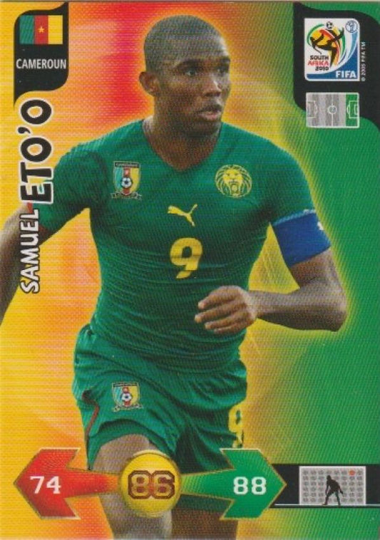 Fussball 2010 Panini Adrenalyn XL FIFA World Cup Südafrika - No 58 - Samuel Eto'o