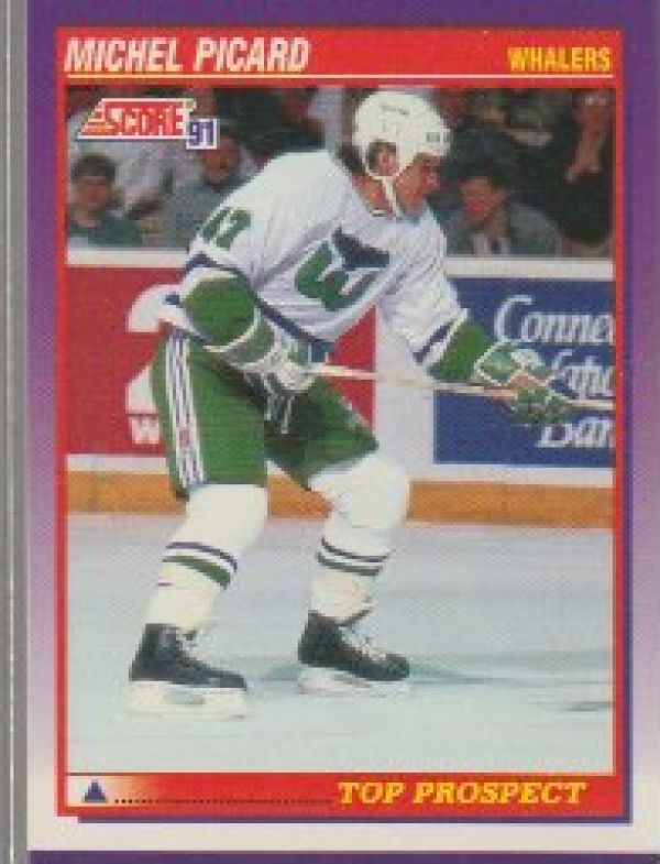 NHL 1991-92 Score American - No 317 - Michel Picard