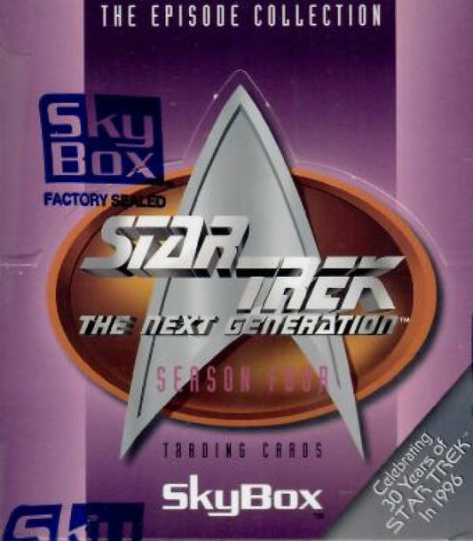 SciFi 1996 SkyBox Star Trek The Next Generation - The Episode Collection - Season Four - Box