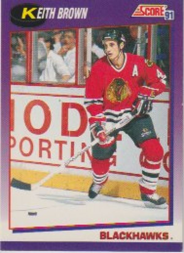 NHL 1991-92 Score American - No 76 - Keith Brown