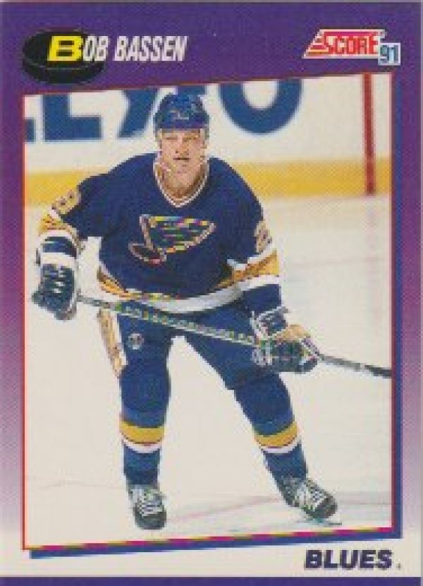 NHL 1991-92 Score American - No 179 - Bob Bassen