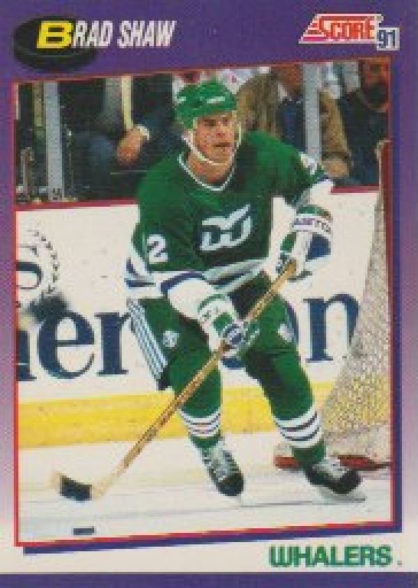 NHL 1991-92 Score American - No 289 - Brad Shaw