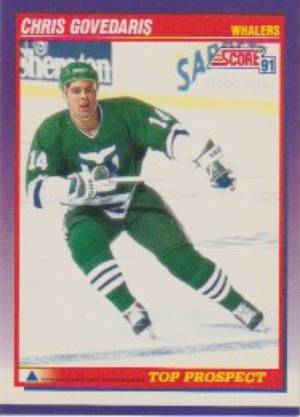 NHL 1991-92 Score American - No 325 - Chris Govedaris