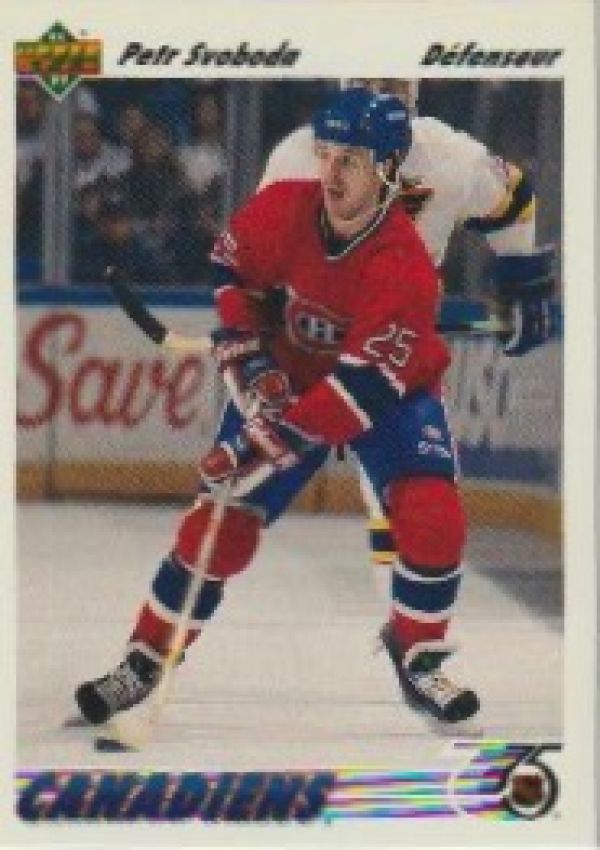 NHL 1991-92 Upper Deck French - No 285 - Petr Svoboda