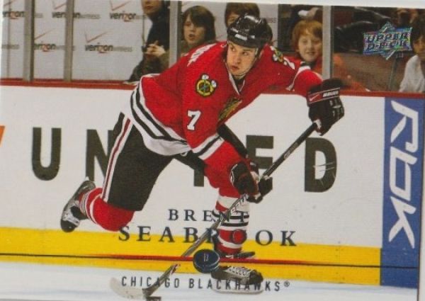 NHL 2008-09 Upper Deck - No. 293 - Brent Seabrook