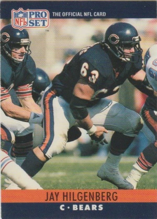 NFL 1990 ProSet - No 53 - Jay Hilgenberg