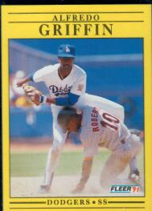 MLB 1991 Fleer - No 201 - Alfredo Griffin