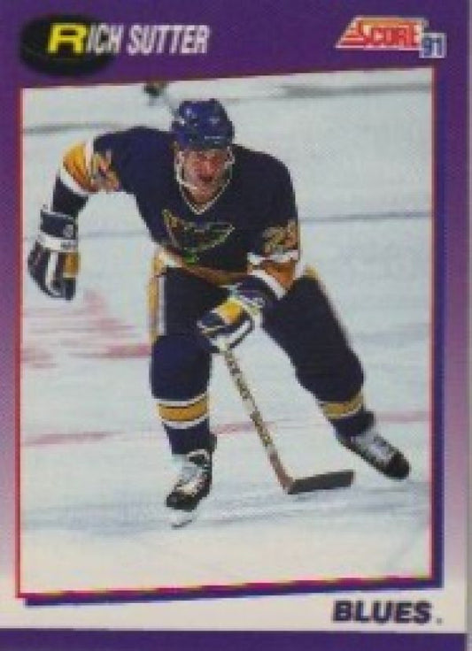 NHL 1991-92 Score American - No 63 - Rich Sutter