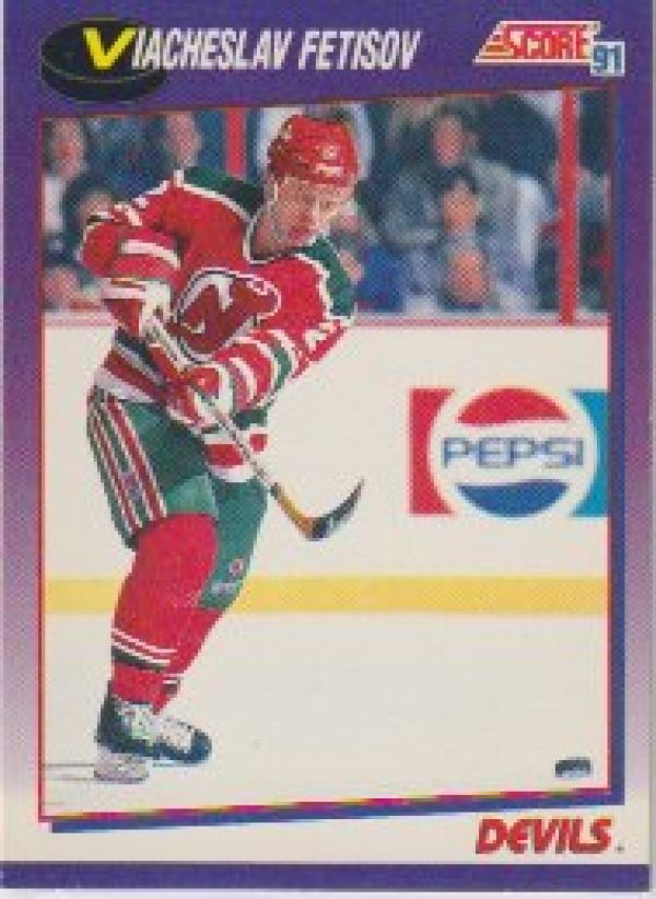 NHL 1991-92 Score American - No 184 - Viacheslav Fetisov