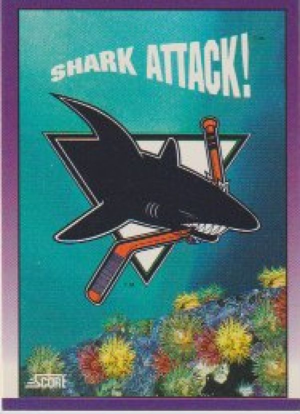 NHL 1991-92 Score American - No 414 - San Jose Sharks