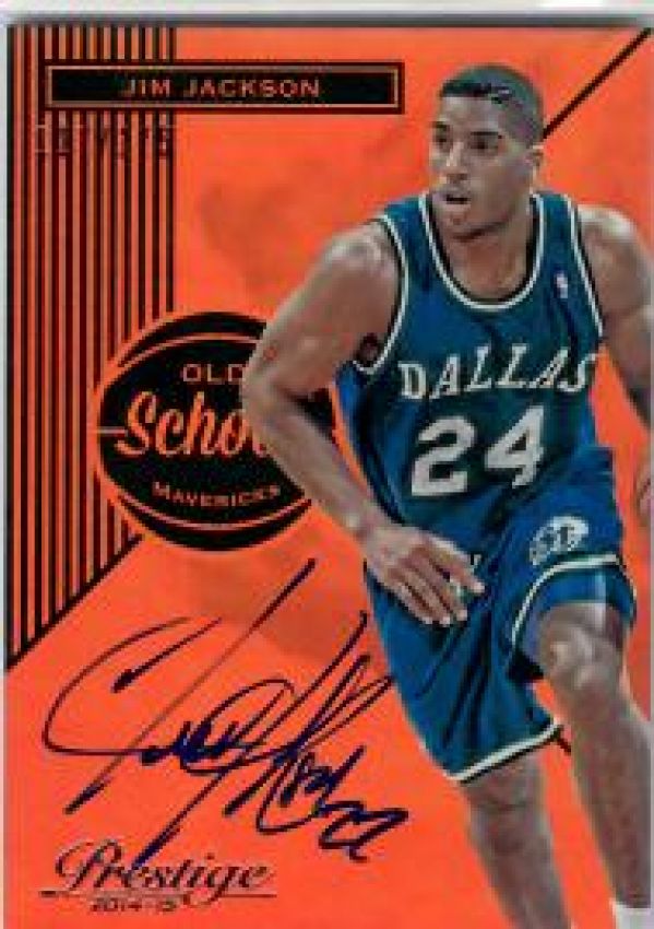 NBA 2014-15 Prestige Premium Old School Signatures - No. 44 - Jim Jackson