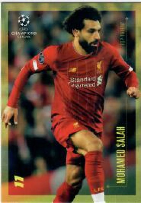 Soccer 2021 Topps UEFA Champions League Designed by Lionel Messi - Mohamed Salah