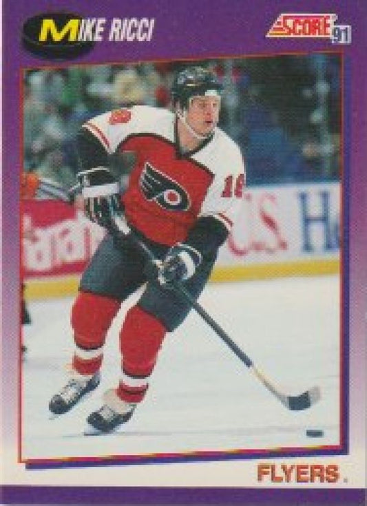 NHL 1991-92 Score American - No 28 - Mike Ricci