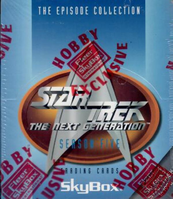 SciFi 1996 SkyBox Star Trek The Next Generation - The Episode Collection - Season Five - Box