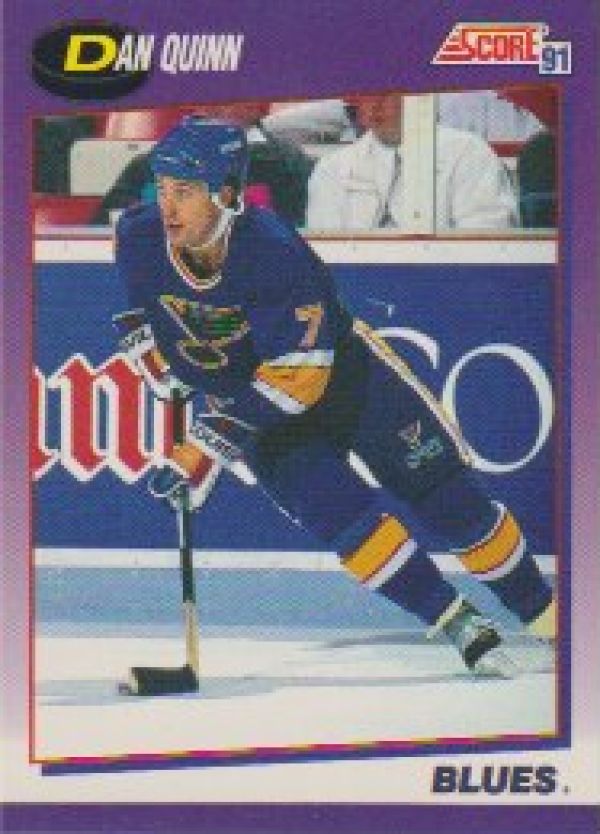 NHL 1991-92 Score American - No 62 - Dan Quinn