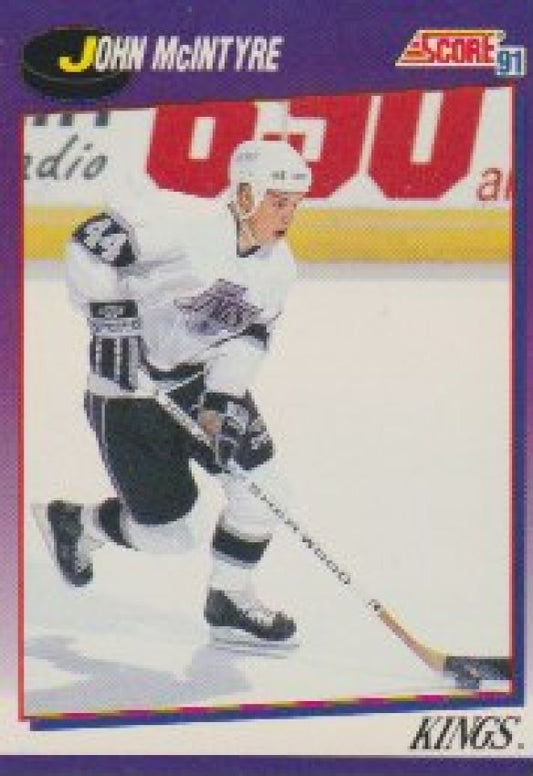 NHL 1991-92 Score American - No 182 - John McIntyre