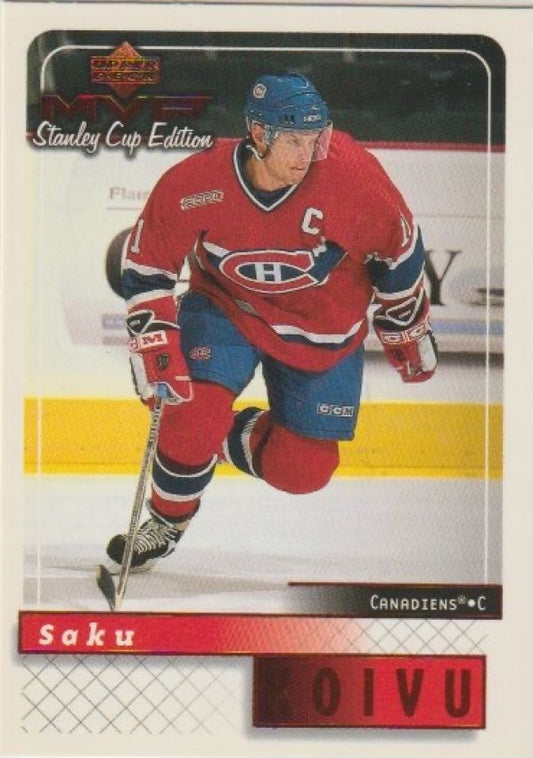 NHL 1999-00 Upper Deck MVP SC Edition - No 91 - Saku Koivu