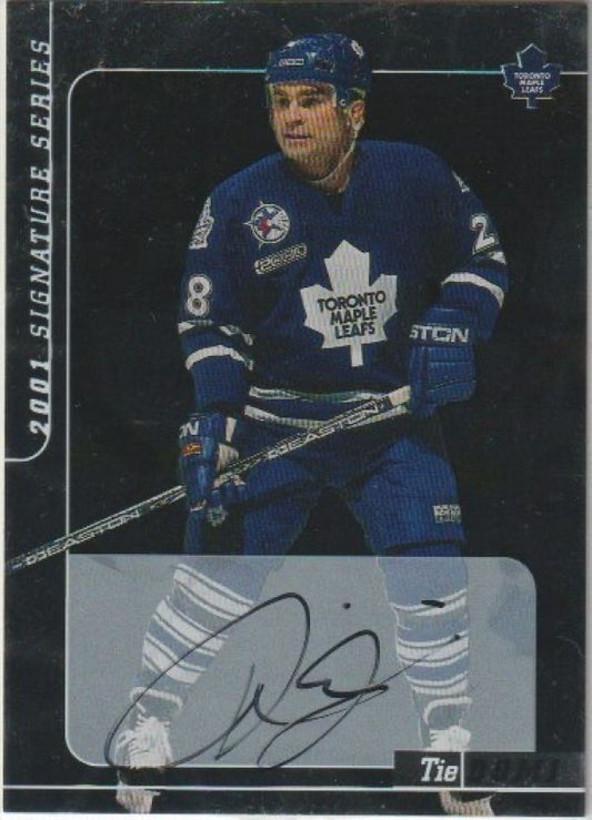 NHL 2000-01 BAP Signature Series Autographs - No 143 - Tie Domi