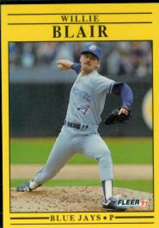 MLB 1991 Fleer - No 170 - Willie Blair