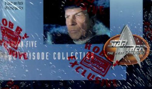 SciFi 1996 SkyBox Star Trek The Next Generation - The Episode Collection - Season Five - Box