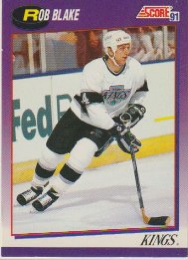 NHL 1991-92 Score American - No 27 - Rob Blake