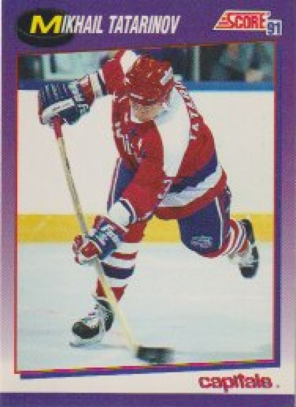 NHL 1991-92 Score American - No 37 - Mikhail Tatarinov