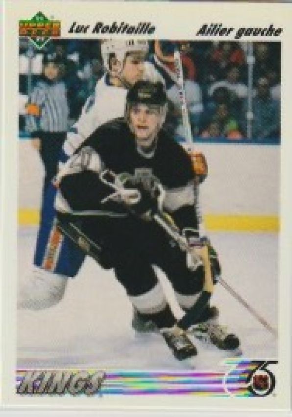 NHL 1991-92 Upper Deck French - No 145 - Luc Robitaille