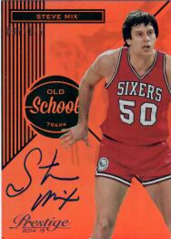 NBA 2014-15 Prestige Premium Old School Signatures - No 4 - Steve Mix