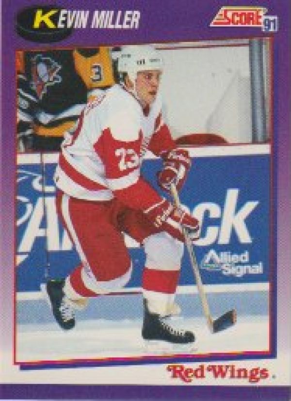 NHL 1991-92 Score American - No 126 - Kevin Miller