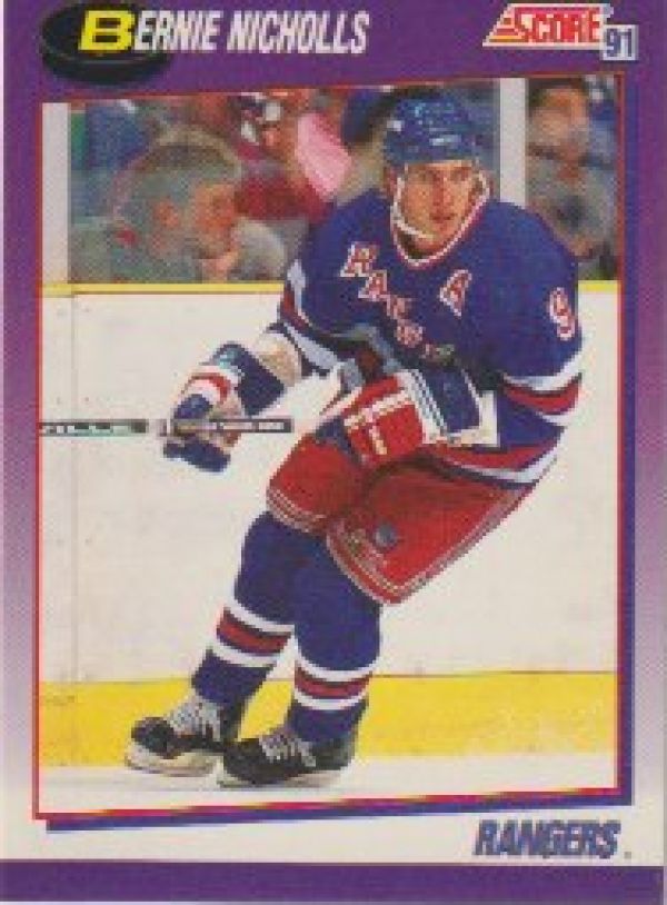 NHL 1991-92 Score American - No 240 - Bernie Nicholls