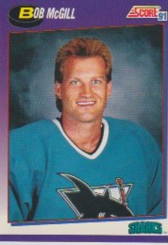 NHL 1991-92 Score American - No 368 - Bob McGill