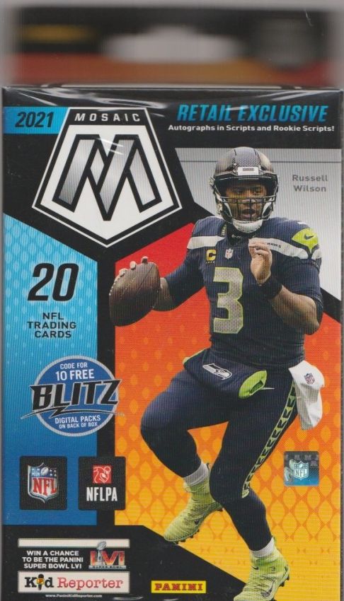 NFL 2021 Panini Mosaic Hanger Box Retail Exclusive