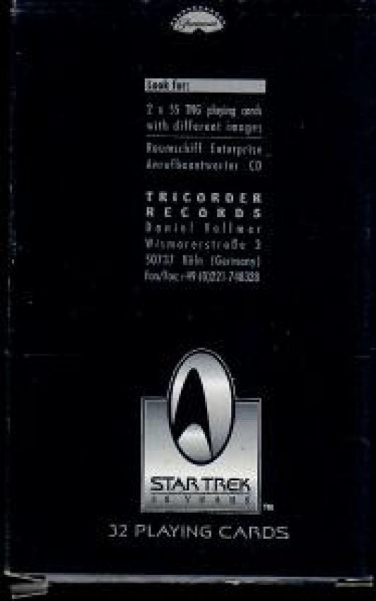 SciFi 1996 SkyBox Star Trek - The Next Generation - 30 Years of Star Trek - Skatspiel